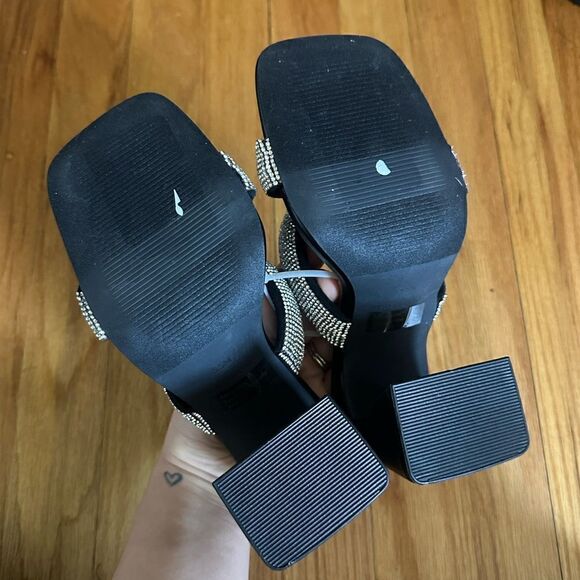 Open Edit | Sasha Rhinestone Sandal - Picture 6 of 7